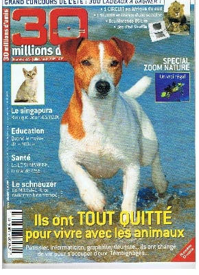 de Chamouraïs - magazine 30 millions d'amis de juillet aout